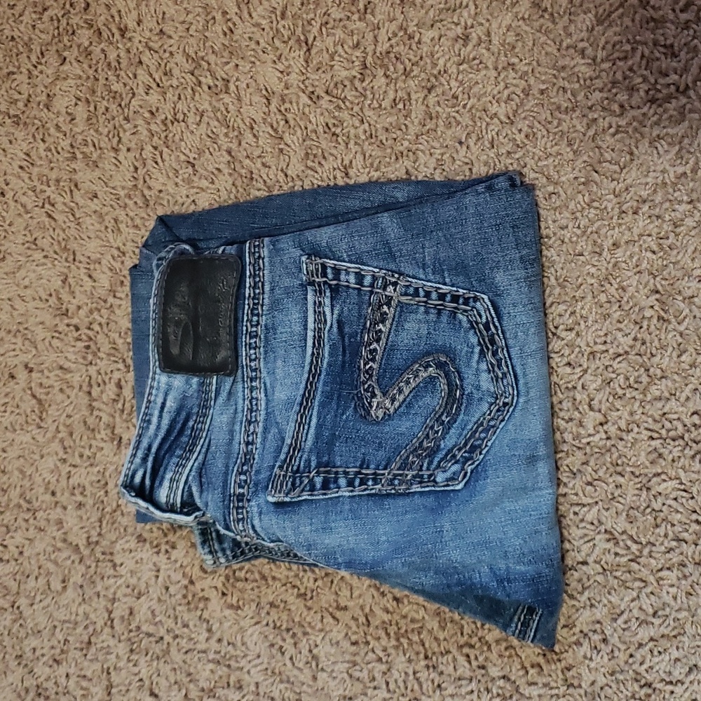 High rise Silver jeans